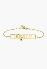 entrancing teeny-tiny personalized id birthstone bracelet